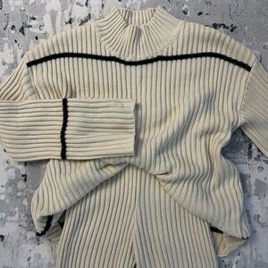 Two-Piece Sweater and Pants Set